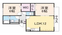 ラ・エスタシオン２間取り図面