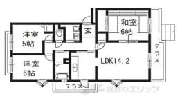 真美ケ丘７丁目団地６号棟間取り図面