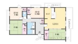 真美ケ丘７丁目団地７号棟間取り図面