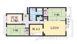 真美ケ丘７丁目団地２号棟間取り図面
