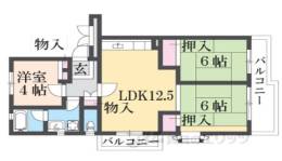 真美ケ丘６丁目団地５号棟間取り図面