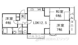 真美ケ丘６丁目団地１９号棟間取り図面