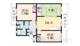 真美ケ丘６丁目団地２号棟間取り図面