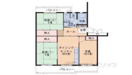 真美ケ丘６丁目団地８号棟間取り図面