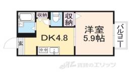 ヴィラ・かしの木２間取り図面