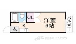 エスポワール香里間取り図面