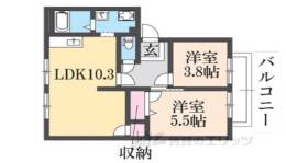阪和阪手ドミールＡ間取り図面