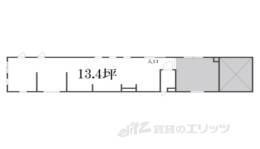 北野商店街店舗間取り図面