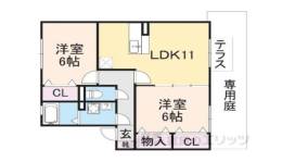 パセオ真美　Ｄ棟間取り図面