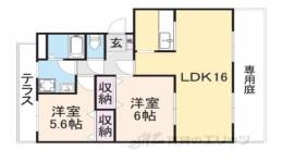 ラ・ペジブル２間取り図面