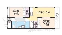 ラ・ポーラ滝川１２間取り図面