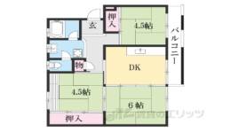 西大和片岡台団地５０号棟間取り図面