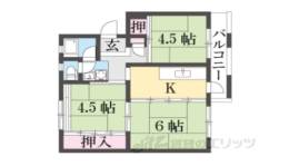 西大和片岡台団地３号棟間取り図面