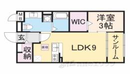 クリール　ポッシュT&K間取り図面