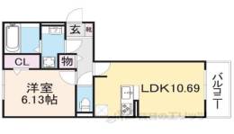 エクセディ１間取り図面