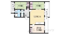 奈良青山一丁目団地１１号棟間取り図面