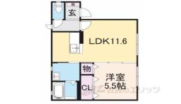コンフォート東福寺間取り図面