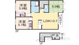 コンフォート東福寺間取り図面
