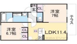 Ｄ－ＲＯＯＭ　ＹＯＵ間取り図面