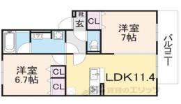 Ｄ－ＲＯＯＭ　ＹＯＵ間取り図面