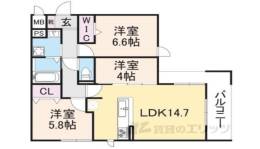 Ｃｌｉｖｉａ　ｄｅｕｘ間取り図面