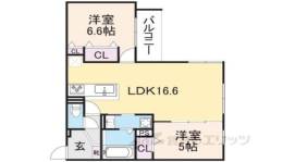 Ｃｌｉｖｉａ　ｄｅｕｘ間取り図面