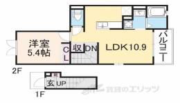 ユーアイハイツ　新家間取り図面