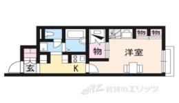 レオパレス喜楽楽２間取り図面