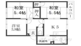 エトワール朝倉　Ｂ間取り図面