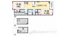 アムールＣ間取り図面