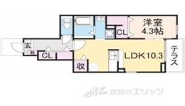 アムールＣ間取り図面