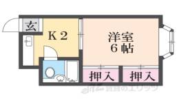CLEAR HOSHIGAOKA.２間取り図面