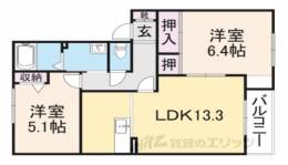 サウス・サンティーナ間取り図面