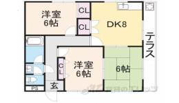 甲第ハイツ西本間取り図面