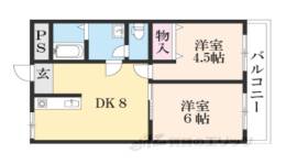 吉祥院ガーデンハイツA棟間取り図面