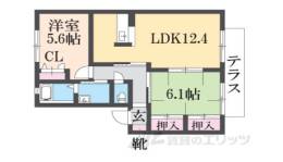レスパス　デュルポ堀内Ａ間取り図面