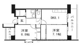 香里ヶ丘けやき東街団地１０号棟間取り図面