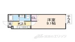 香里パーシーハイツ間取り図面
