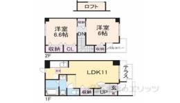 アンソレイエ間取り図面
