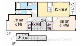 ネオ・ブローテＤ間取り図面