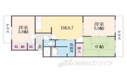 モアイーストⅥ間取り図面