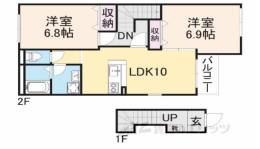 ロイヤルヒルズ２間取り図面