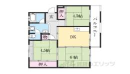 西大和片岡台団地１３号棟間取り図面