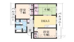 真美ヶ丘７丁目団地１号棟間取り図面