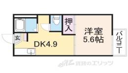 マンション三四四　Ａ間取り図面