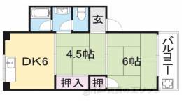 香里北ハイツ間取り図面