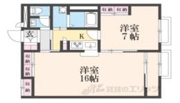 レオパレスヴィラージュＥ間取り図面