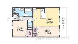 ベルフォーレ御所南間取り図面