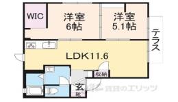 コートリブエールA間取り図面