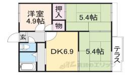 尺土グリーンヴィレッジＢ間取り図面